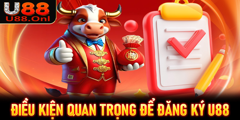 Điều kiện quan trọng để tiến hành đăng ký U88 không bị gián đoạn