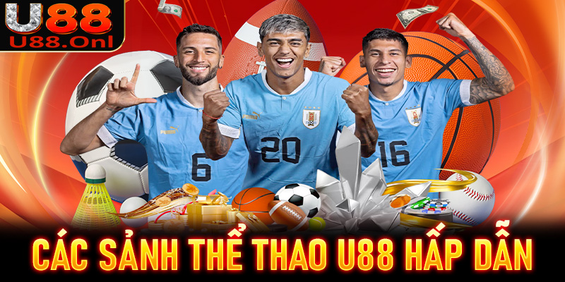 Các sảnh cá cược thể thao U88 hấp dẫn nhất hiện nay